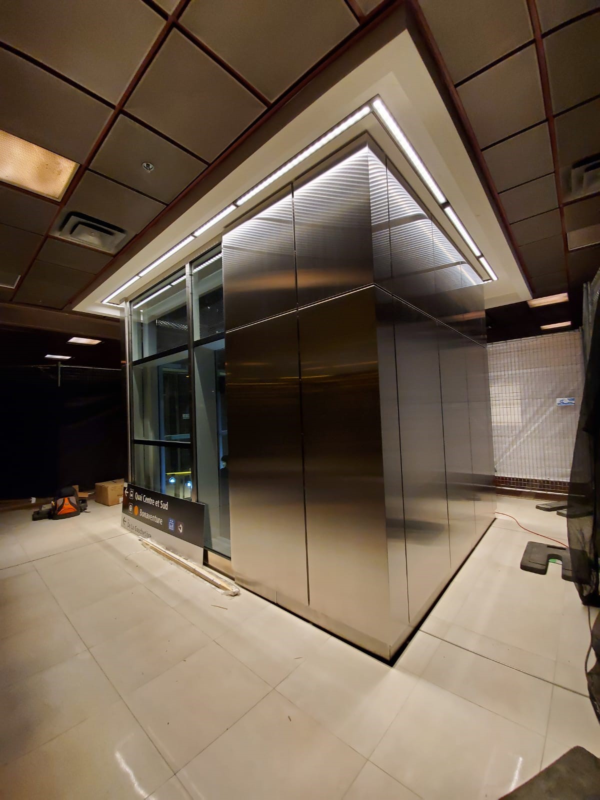 Installation de nouveaux ascenseurs